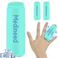 Medineed 2PCS Finger Gel Ice Pack Sleeves, Cold Therapy for Injuries, Green - color: Green