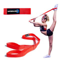 Myosource Kinetic Bands Cheerleading Flexibility Stunt Strap - Improve Stretching and Stunts for Cheer Dance Gymnastics & Physical Therapy – Stocking Stuffers Present for Kids Girls Adults - 12 Colors - color: Red