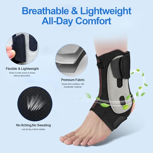 Ankle Brace for Women & Men – Adjustable Ankle Support