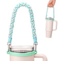 Water Bottle Handle Strap for Stanley Cup, Owala and Most 12-40oz Bottles - color: Teal
