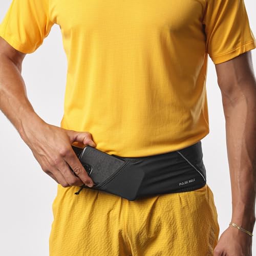 Salomon Unisex Pulse Trail Running Storage Belt - Black - M - color: BLACK, size: Medium