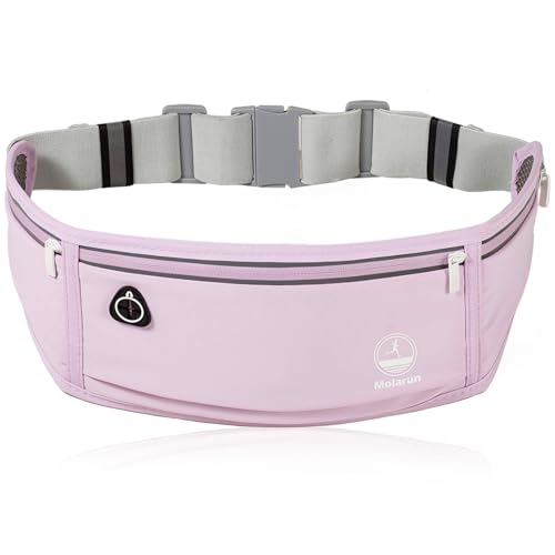 Slim Running Belt Fanny Pack, Phone Holder Waist Pack Money Belt - Lilac - color: X Lilac