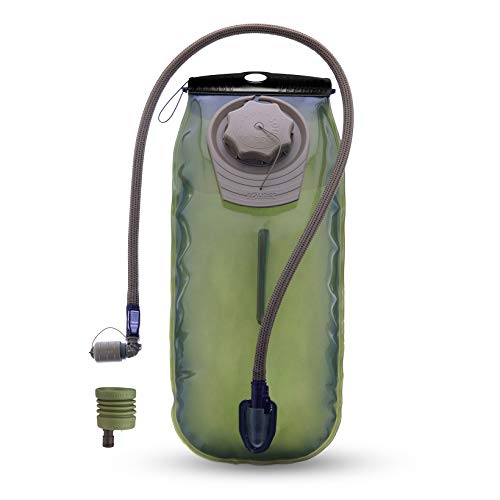 Source Tactical WXP 3L Low Profile Hydration System Upgrade Kit w/ Universal Tube Adaptor, Coyote