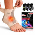 2-Pack Ankle Brace Pro Lace up Anklepro Support Women Men Bidirectional Motion Softball Ankles Sports Sock with Straps Lightweight Basketball Elastic Ankle Stabilizer for Sprained Injured Foot (Brown) - color: Brown