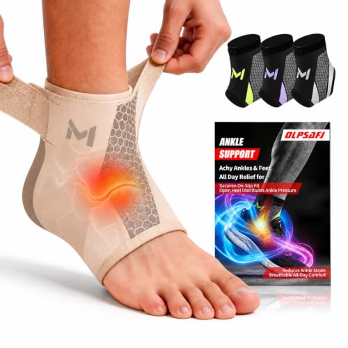 2-Pack Ankle Brace Pro Lace up Anklepro Support Women Men Bidirectional Motion Softball Ankles Sports Sock with Straps Lightweight Basketball Elastic Ankle Stabilizer for Sprained Injured Foot (Brown) - color: Brown