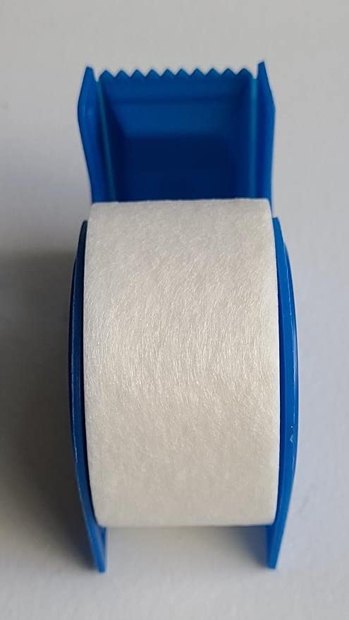 MICROPORE Paper Tape 1" x10Yd White with Multi-Use Dispenser Eyelash Extension 2-Pack