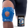 APEL Gel Cold & Hot Knee Gel Pack, Reusable Wrap, Flexible Pain Relief Care - size: S / M
