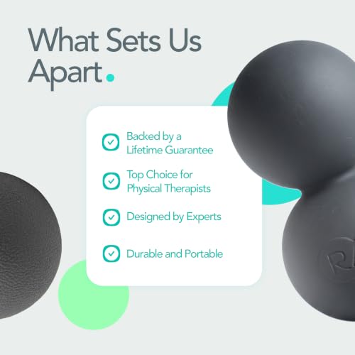 RAD Roller Soft Peanut Roller Ball Massager - Soft/Low Density Peanut Massage Ball - Myofascial Release for Back, Feet, Neck, Psoas - Suboccipital Release Device, Thoracic Spine Roller Balls - style: Soft/Low Density