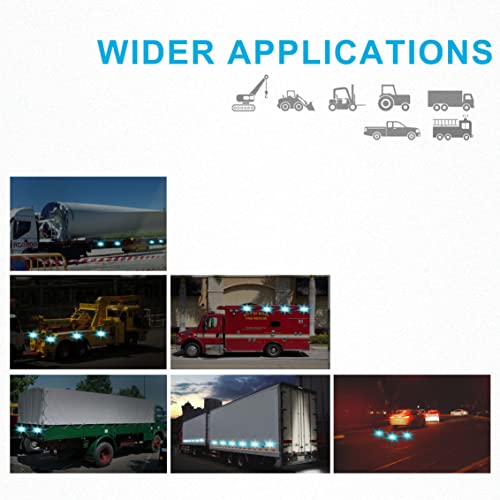 Agrieyes W02 Magnetic Flashing Lights, Wireless Strobe Lights, Blue - color: Blue