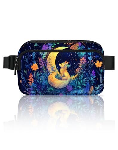 Animal Fanny Pack Fashion Belt Bag Lightweight Waist Pouch with Adjustable Strap Mini Crossbody Bags for Women Travel Sports Running - color: Dark Green