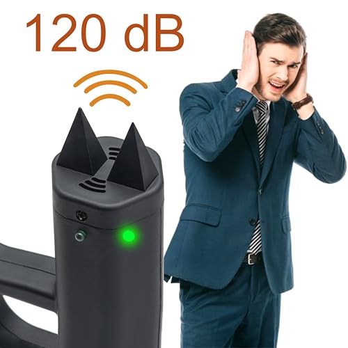 MYSKYMEST Stun Gun with Personal Security Alarm for Women