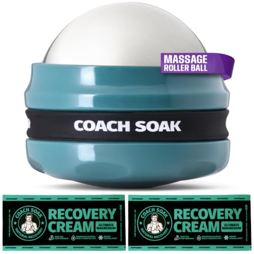 Coach Soak Massage Roller Ball - Hot & Cold Stainless Steel Cryo Ball