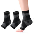 Youth Heel & Growth Plate Support Sleeve,Arch Support Socks,Ankle Brace with Ankle Support Strap, Sleeve Brace for Sprained Ankle (Medium) - size: Medium