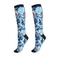 Compression Socks, Unisex 15-20 mmHg Knee High Support Socks - color: Shark