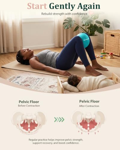 Trideer Exercise Ball for Rehabilitation with Guide, 9 Inch Pilates Ball - color: Turquoise (with pump, no guide)