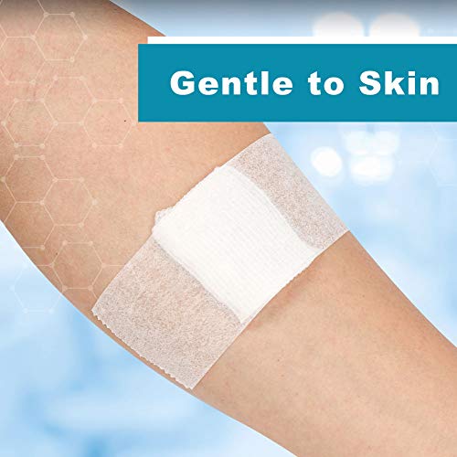 LotFancy Medical Tape, 6Rolls 2inch x 10Yards, Adhesive Hypoallergenic Surgical Paper Tapes, Wound First Aid Tape, 2 Dispensers Included - size: 2 Inch x 10 Yard (6 Pack + 2 Dispensers)