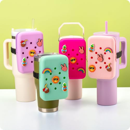 Silicone Water Bottle Pouch for Stanley Cup 20/30/40 OZ
