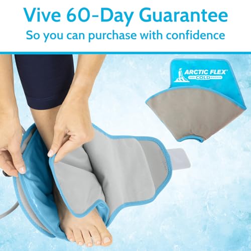 Arctic Flex Gel Replacement Pack - Reusable Ice Brace - Hot and Cold Gel Pack for Injuries, Pain Relief, Swelling - Flexible Therapy Compression Wrap (Compression Ankle)