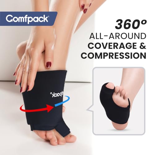 Comfpack Foot Ice Pack Toe Wrap for Bunion, Gout, Plantar Fasciitis Relief