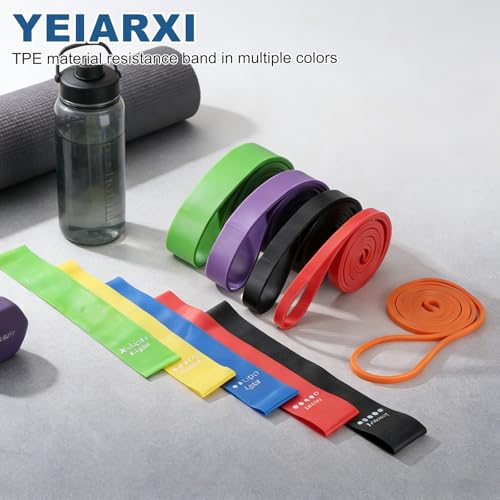 Resistance Bands for Working Out - color: Yellow/Red/Black/Purple, Green/Blue/Yellow/Red/Black