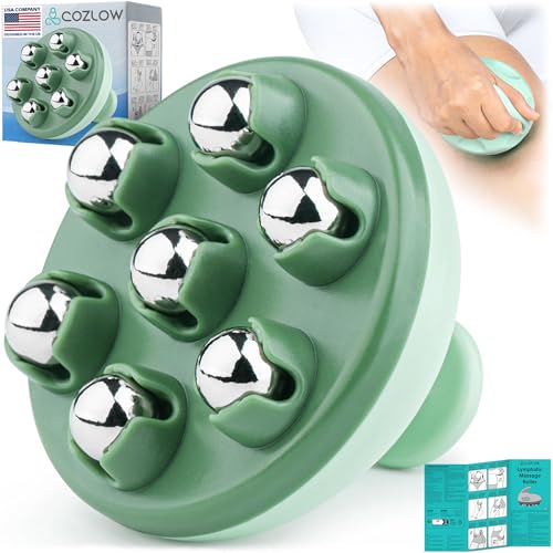 Handheld Lymphatic Drainage Massager - May Reduce Appearance of Cellulite - color: Lymphatic Massager