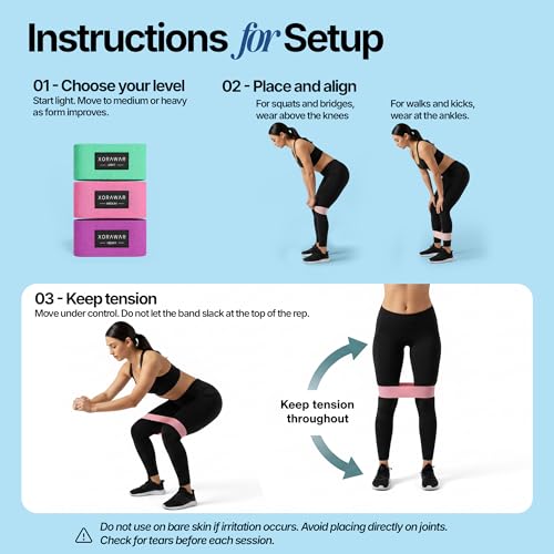 65cm Exercise Ball Large | 2 Packs Yoga Stretching Blocks | Fitness Bands Fabric 3-Levels | Pilates Kit for Home Workouts, Exercise Bands Resistance Bands Set, Resistance Bands for Legs