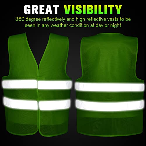 JaGely High Visibility Safety Vest Bulk 360° Reflective