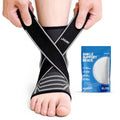 Ankle Brace Plantar Fasciitis Relief, Adjustable Strap Men Women - color: Grey, size: Large