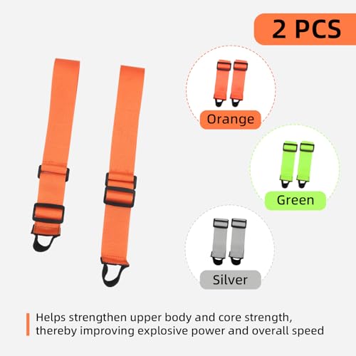 Arm Swing Trainer for Youth, Adjustable Nylon Running Arms position for 90 Degrees - color: Orange