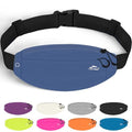 Running Fanny Pack Whole Bag Reflective, Running belt for Women &Men,Sweatproof Phone Holder Workout, Running Waist Pack(steelblue) - color: steelblue