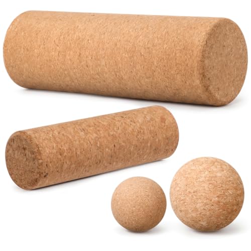 4 Pack Cork Massage Ball, ml, Massage Stick Set - size: ml, style: Massage Stick Set
