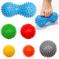 6-Pack Spiky Massage Balls Set, Hard Medium Soft Massage Ball for Feet