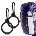 Water Bottle Clip with Carabiner for Owala Freesip Twist 18oz/24oz - color: Black Clip