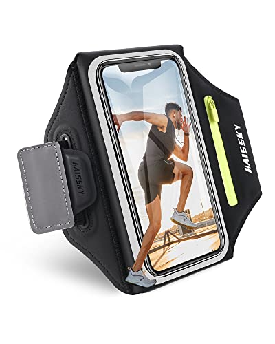 GUZACK Running Armband with Key Pouch & Card Slot, Up to 6.9" - color: 3D Upgrade, size: M