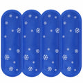4-Pack Replacement Ice Packs for zepbound Cooler Case, Reusable Long-Lasting Gel Packs for Diabetic Travel Bag, TSA Approved Leak-Proof Cooling Packs for Medication & Pen Carrying Case (Small) - color: Blue