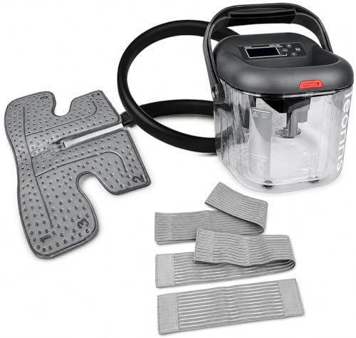 LEONNS Cold Therapy Machine for Shoulder Surgery | Compression Pad & Timer - style: Machine + Shoulder Pad