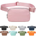 Fanny Belt Bag Waist Pack Crossbody Bags Bum Bag for Running Hiking Travel Workout Adjustable Strap for Women -pink - color: pink