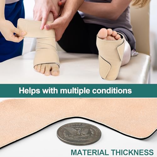Geiserailie 2 Pcs Ankle and Foot Compression Wrap Adjustable Ankle Support Brace Lymphedema Wraps Medical Grade Compression Circulation Support Lymphedema Garments for Men Women 20-40mmhg