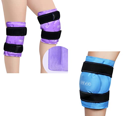 REVIX Knee Ice Pack for Injuries Reusable Gel Knee Ice Wrap for Arthritis
