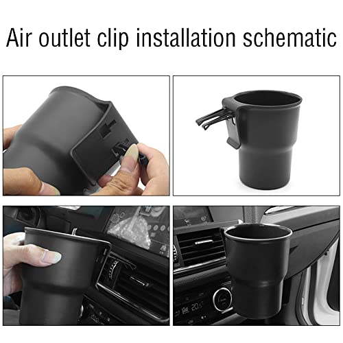 Hanging Cup Holder with 2 Kinds of Hooks,Multi-Function Car Cup Holder Organizer Car Trash Can on Air Vents or Car Window Cup Holder for Drinks,Glasses Holder,Pen