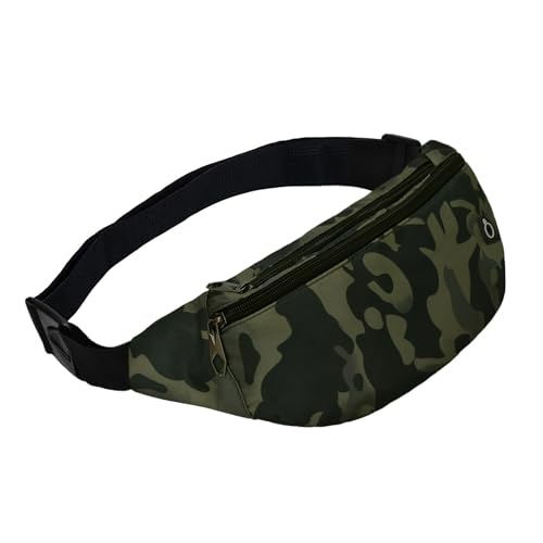 Fanny Packs for Men and Women Water-Repellent Sports Waist Pack Bag - color: 1pack-Black Camo
