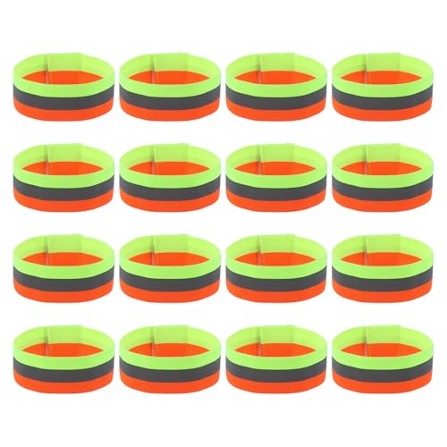 PATIKIL Reflective Bands for Wrist Arm Ankle Leg High Visibility Band - color: Green