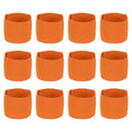 Soccer Captain Armband Elastic Wrist Arm Bands Adjustable Player Team Leader Anti-Slip Badge Sports Accessories - color: Orange