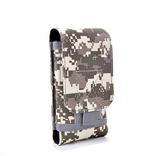 Tactical MOLLE Smartphone Holster, Universal Army Mobile Phone Belt Pouch EDC Security Pack Carry Accessory Kit Blowout Pouch Belt Loops Waist Bag Case for iPhone SE 5S Samsung Galaxy S4 mini - color: #B (Small)