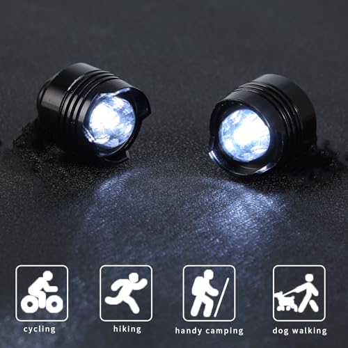 LED Clogs Shoes Light 2 Pcs,for Headlights for Croc 72 Hours in The Dark,for Dog Walking,Handy Camping,Night Running Gifts,Christmas Gifts - color: silvery
