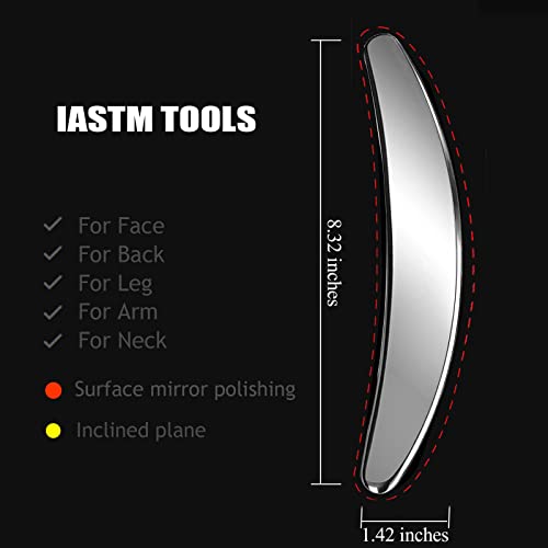 BYYDDIY 3 in 1 Stainless Steel Muscle Scraper Tools Set,Scraping Massage Tools for Physical Therapy,Derma Edge Massage Tool & GuaSha Massage Scraper Tool,IASTM Tools for Body (SXC) - style: SXC