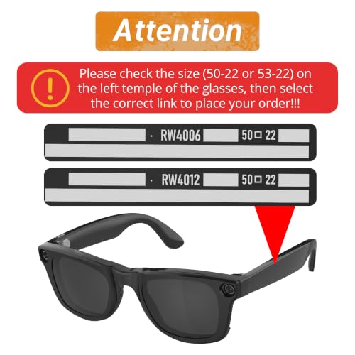 HIBLOKS 2Pcs Polarized Clip for Ray-Ban Meta Wayfarer (RW4006/RW4012 50-22) - size: Standard, Black+Green, Matte Black Frame