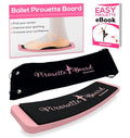 Zenmarkt Turning Board for Dancers, Cheerleaders, Gymnasts, Ice Skaters - color: Bright Pink