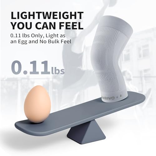 CAMBIVO Knee Brace for Women and Men (2 Pack), Ultra-Thin Lightweight Knee Compression Sleeve (Gray, X-Large) - color: Gray, size: X-Large