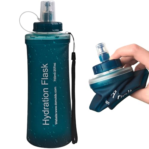 Soft Flask Collapsible Flask 1-Pack, 700ML, Slate Blue - color: 700ml Slate Blue